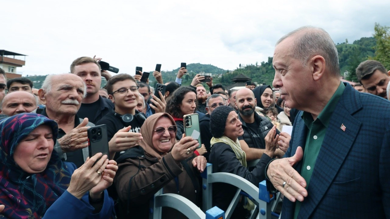Foto - Erdoğan'a baba ocağı Rize'de sıcak karşılama