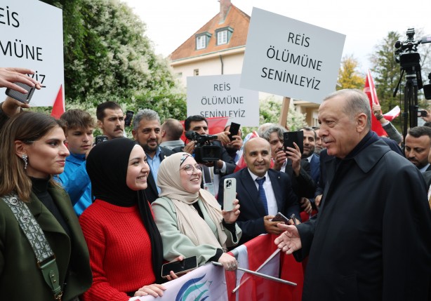 Erdoğan'a Çekya'da sevgi seli