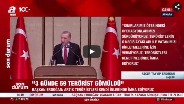 Foto - Erdoğan'dan 'Milli Beka' vurgusu! Teröristleri inlerinde imha ediyoruz