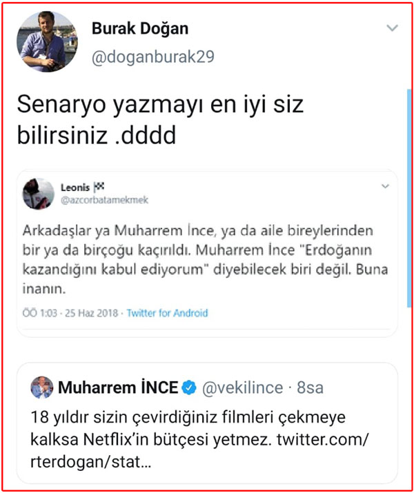 Foto - Erdoğan'ı hedef alan Muharrem İnce'yi pişman ettiler