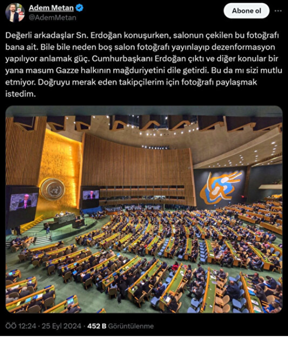 Foto - Erdoğan'ın BM'deki tarihi konuşmasını hazmedemeyen şerefsizler harekete geçtiler ama! O yalan kısa süre sonra ellerinde patladı