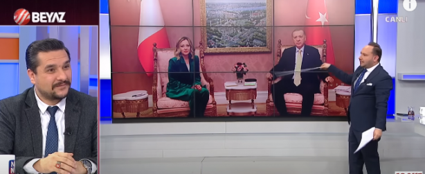 Foto - Erdoğan'ın İtalya Başbakanı Meloni ile görüşmesindeki tablonun sırrı ortaya çıktı! Bu yüzden konulmuş