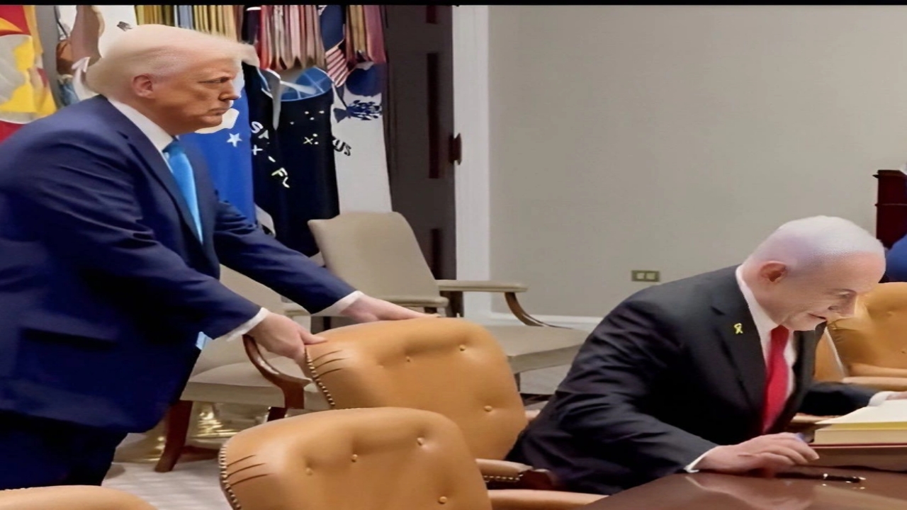 Foto - Erdoğan’ın koltuğunu çeken Trump, bunu iki ülke liderine daha yapmıştı! Biri çok kızdırmıştı