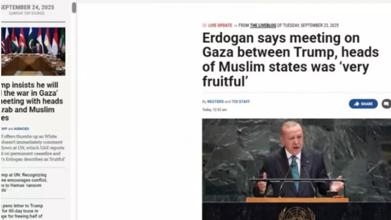 Foto - Başkan Erdoğan mazlumların sesi oldu! Dünya basını böyle gördü!