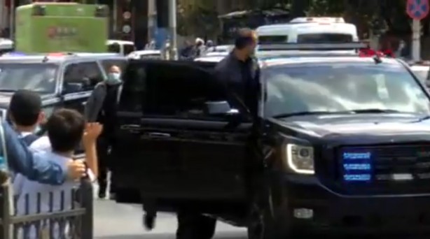 Foto - Erdoğan'ın konvoyunda hareketli anlar!