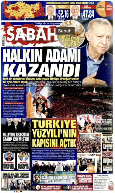 Foto - Erdoğan'ın seçim zaferini hangi gazete nasıl gördü?