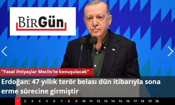 Foto - Erdoğan’ın tarihi konuşmasını Türk basını nasıl gördü?