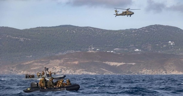 Foto - Erdoğan'ın ziyaretinden hemen önce skandal! Türkiye ile savaşın senaryosunu yaptılar: Savaş uçakları, helikopterler, gemiler harekete geçti
