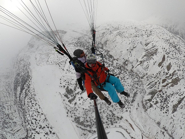 Foto - Ergan Dağı'nda yamaç paraşütü heyecanı