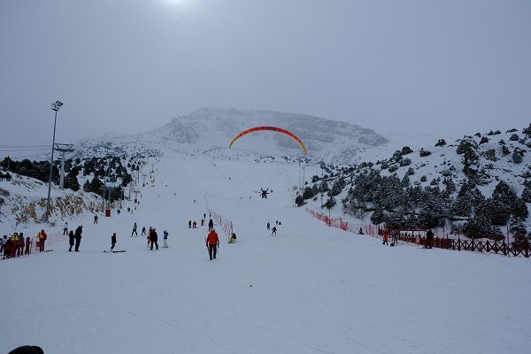 Foto - Ergan Dağı'nda yamaç paraşütü heyecanı