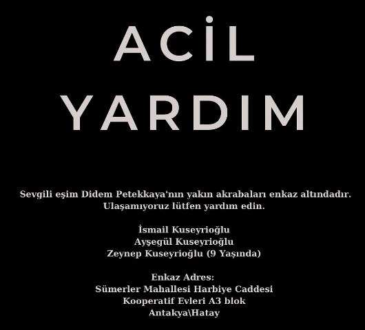 Foto - Erkan Petekkaya deprem sonrası kahreden haberi verdi! 'Lütfen' diyerek yardım istedi