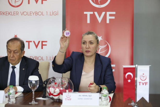 Erkekler Voleybol 1. Ligi’nde 2024-2025 voleybol sezonu fikstürü çekildi
