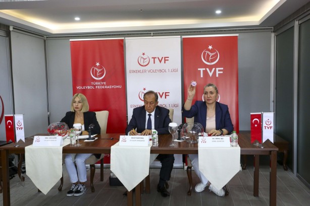 Foto - Erkekler Voleybol 1. Ligi’nde 2024-2025 voleybol sezonu fikstürü çekildi