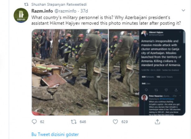 Foto - Ermenistan dünyaya fena rezil oldu! 'Türk Özel Kuvvetleri...'