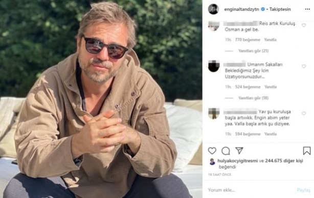 Foto - Ertuğrul Bey geri mi dönüyor? Engin Altan Düzyatan'dan Kuruluş Osman izleyicisini heyecanlandıran paylaşım