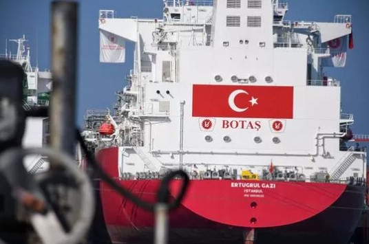 Ertuğrul Gazi'ye ilk LNG nakli başladı