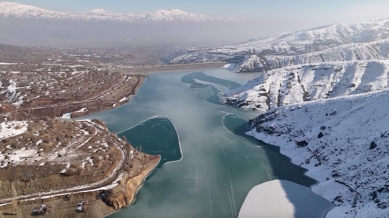 Foto - Erzincan’da donduran güzellik! Şelale ve göletler buzla kaplandı