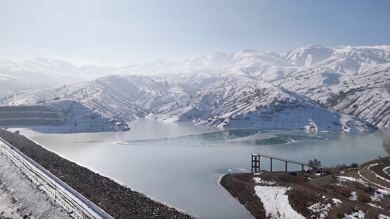 Foto - Erzincan’da donduran güzellik! Şelale ve göletler buzla kaplandı