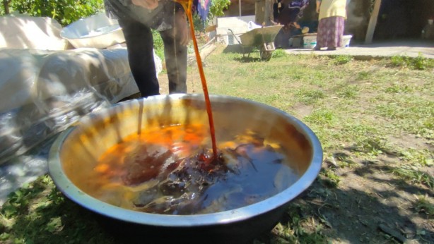 Foto - Erzurum'da dutun pekmez ve pestile yolculuğu sürüyor