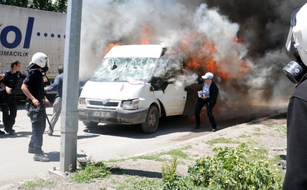 Foto - Erzurum’da HDP'nin mitingi öncesi olaylar çıktı