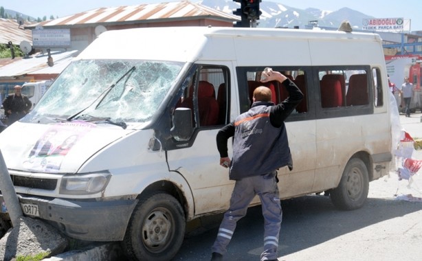 Foto - Erzurum’da HDP'nin mitingi öncesi olaylar çıktı