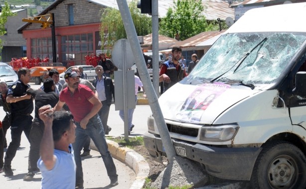 Foto - Erzurum’da HDP'nin mitingi öncesi olaylar çıktı