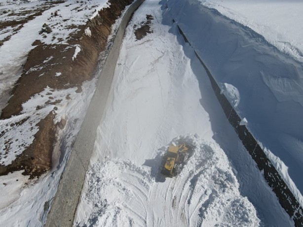 Foto - Erzurum'da kardan kapanan yollar açılıyor