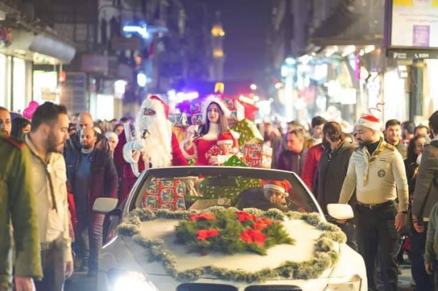 Esad rejiminin başkenti Şam'da yılbaşı kutlaması!