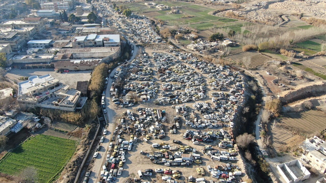 Esad rejiminin el koyduğu binlerce araç bakın ne halde bulundu!