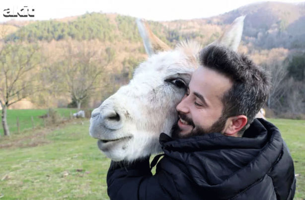 Foto - Eşekle arkadaşlığı herkesi kıskandırıyor
