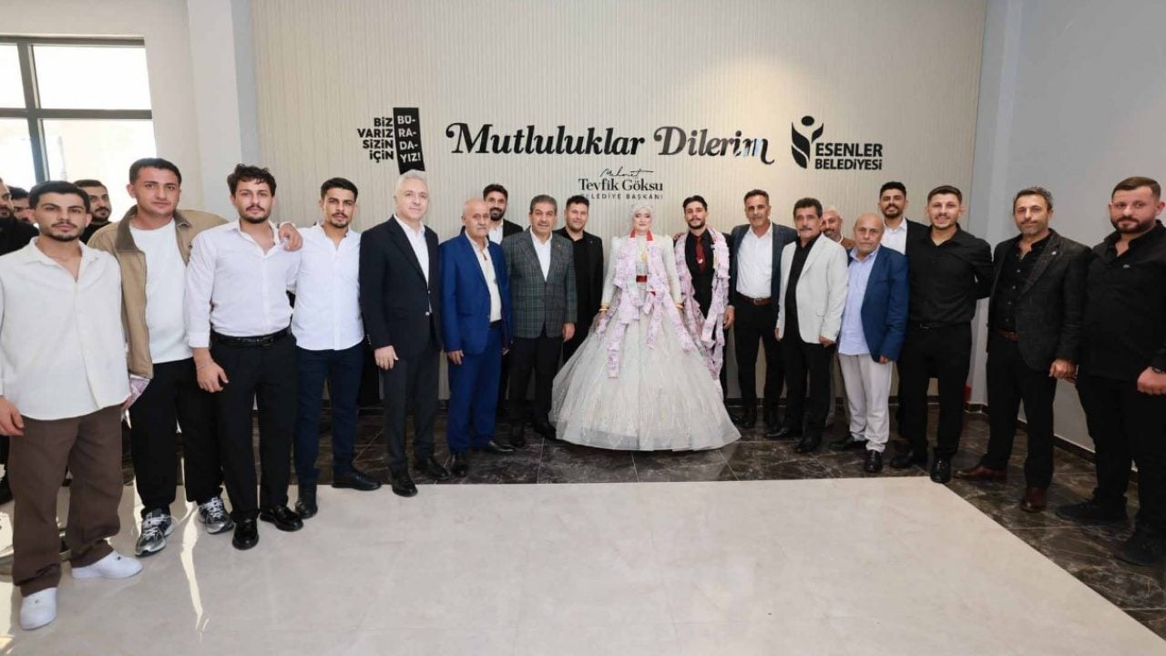 Foto - Esenler Belediyesi'nden bir hizmet daha! Çiftlere ücretsiz nikah hizmeti