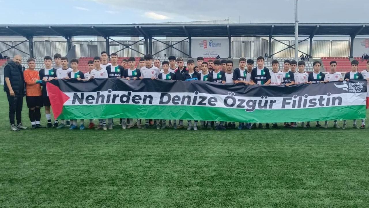 Foto - Esenlerli sporculardan Gazze’ye destek