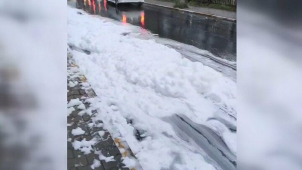 Foto - Esenyurt'ta korkutan görüntü! Herkes kar sandı ama...