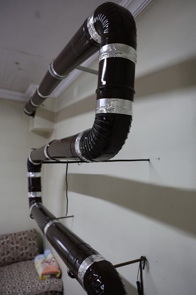 Foto - Eşi üşümesin diye adeta sanat yaptı! 