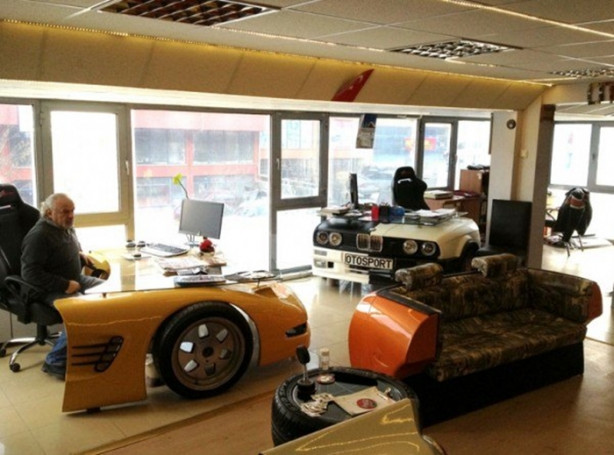 Foto - Eski araba parçalarını öyle şeylere dönüştürdüler ki!