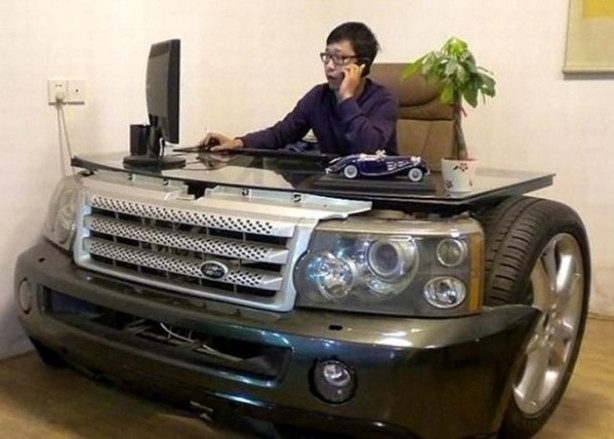 Foto - Eski araba parçalarını öyle şeylere dönüştürdüler ki!