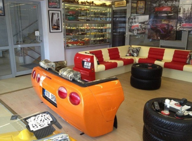 Foto - Eski araba parçalarını öyle şeylere dönüştürdüler ki!