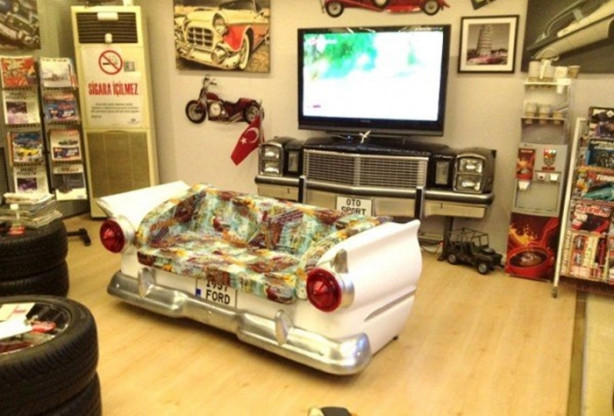 Foto - Eski araba parçalarını öyle şeylere dönüştürdüler ki!