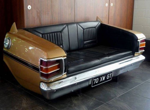 Foto - Eski araba parçalarını öyle şeylere dönüştürdüler ki!