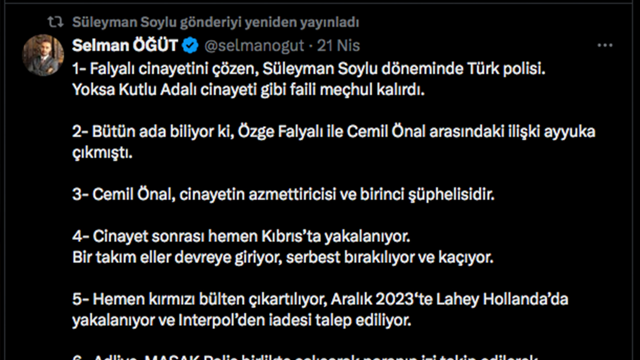 Foto - Eski İçişleri Bakanı Süleyman Soylu, Halil Falyalı cinayetiyle ilgili fena patladı: Bu iftiraları atan herkes şerefsizdir