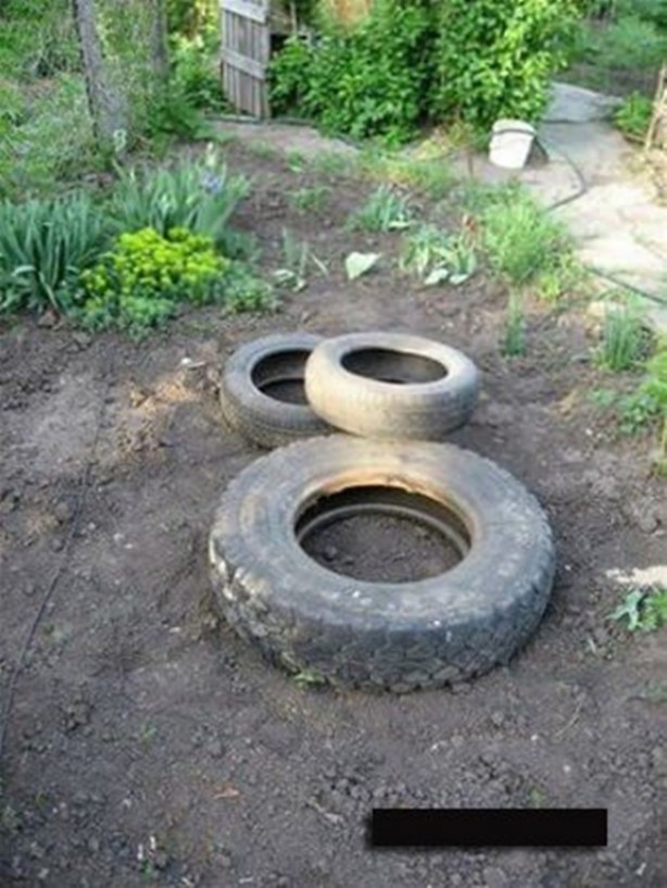 Eski lastiklerle bakın ne yaptı!