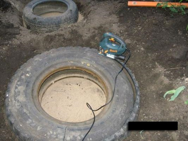 Foto - Eski lastiklerle bakın ne yaptı!