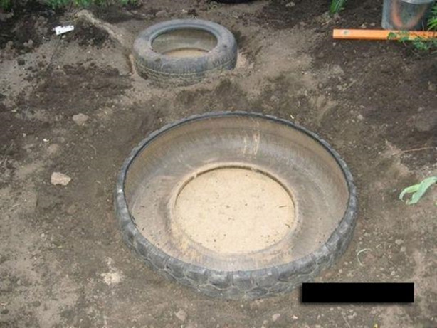 Foto - Eski lastiklerle bakın ne yaptı!