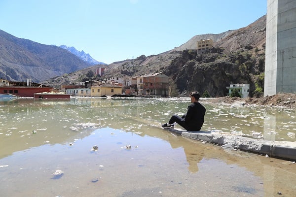 Foto - Eski mahallelerinde bu kez kürek çektiler! O ilçe sular altında kaldı