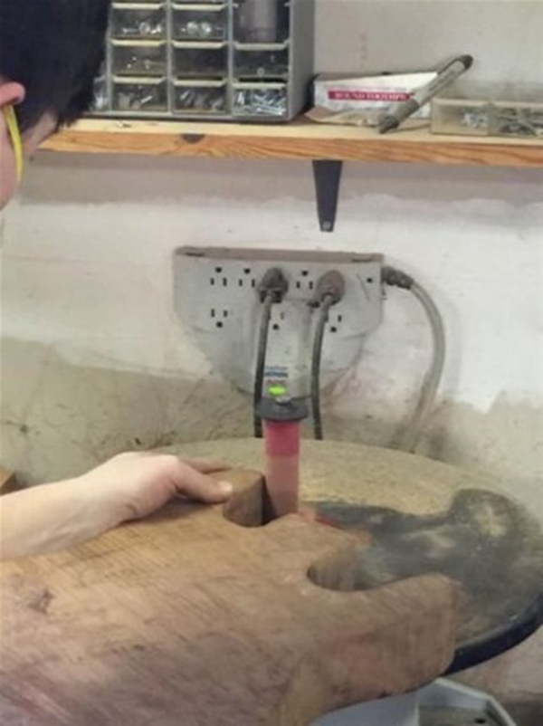 Foto - Eski tahta parçasından bakın ne yaptı!