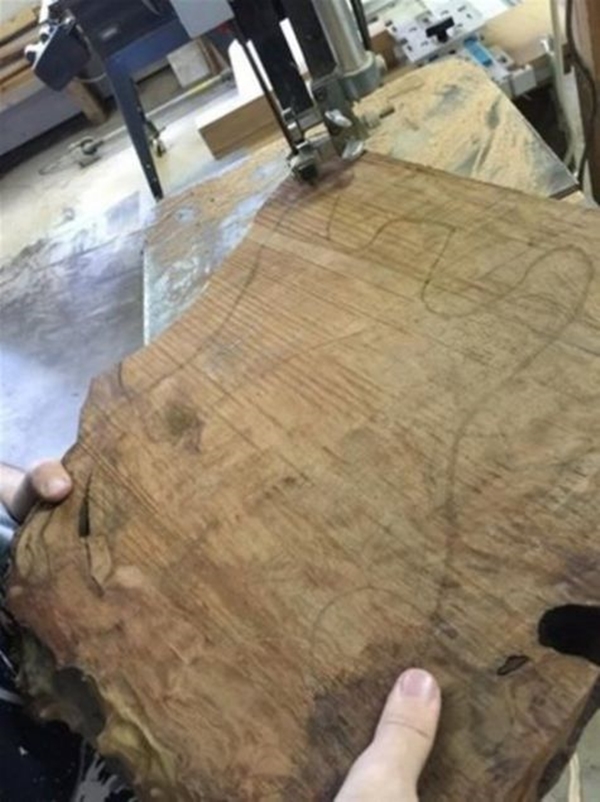 Foto - Eski tahta parçasından bakın ne yaptı!