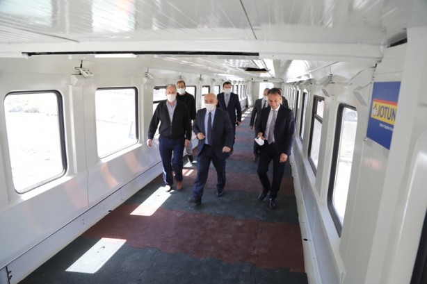 Foto - Eski vagondan yapılan köprü, Maçka Deresi üzerine yerleştirildi