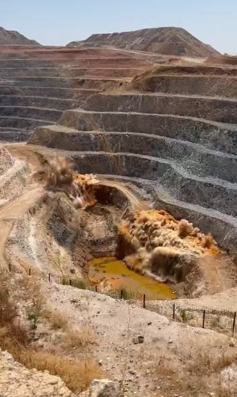 Foto - Eskişehir'de dev altın rezervi bulunmuştu! İşletmede patlayıcılar infilak ettirildi