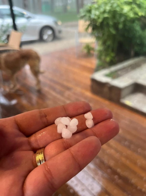 Foto - Eskişehir'i sağanak yağış ve dolu vurdu!