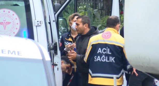 Foto - Eşkıyalar polise kaldırım taşıyla saldırdı!
